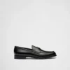 Mocasines de cuero cepillado