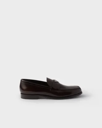 Mocasines de cuero cepillado