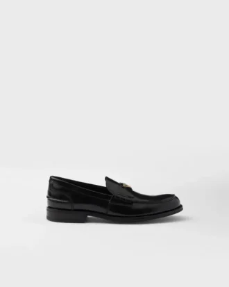Mocasines de cuero cepillado