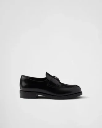 Mocasines de cuero cepillado