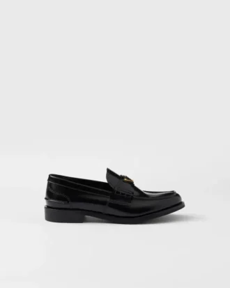 Mocasines de cuero cepillado