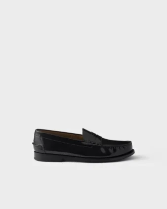 Mocasines de cuero cepillado