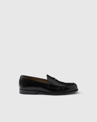 Mocasines de cuero cepillado