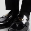 Mocasines de cuero cepillado Mocasines de cuero cepillado