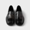 Mocasines de cuero cepillado Mocasines de cuero cepillado