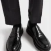 Mocasines de cuero cepillado Mocasines de cuero cepillado