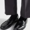 Mocasines de cuero cepillado Mocasines de cuero cepillado