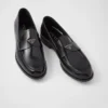 Mocasines de cuero cepillado Mocasines de cuero cepillado