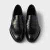 Mocasines de cuero cepillado Mocasines de cuero cepillado