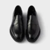 Mocasines de cuero cepillado Mocasines de cuero cepillado