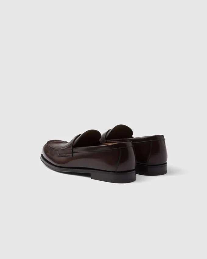 Mocasines de cuero cepillado Mocasines de cuero cepillado