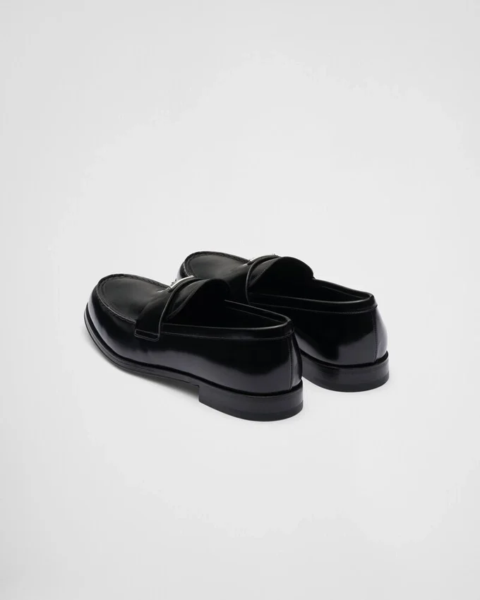 Mocasines de cuero cepillado Mocasines de cuero cepillado