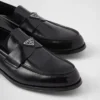 Mocasines de cuero cepillado