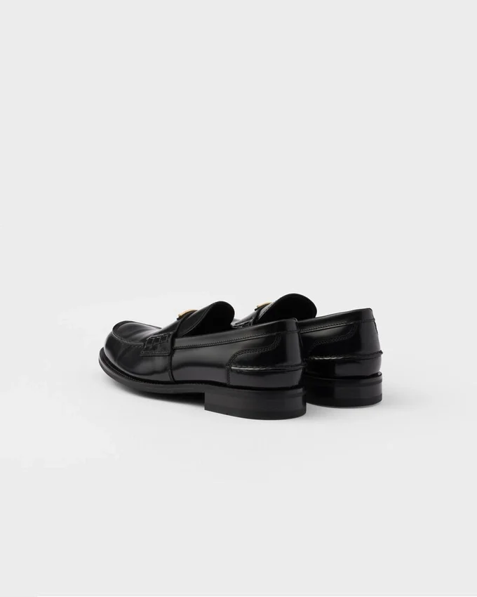 Mocasines de cuero cepillado Mocasines de cuero cepillado