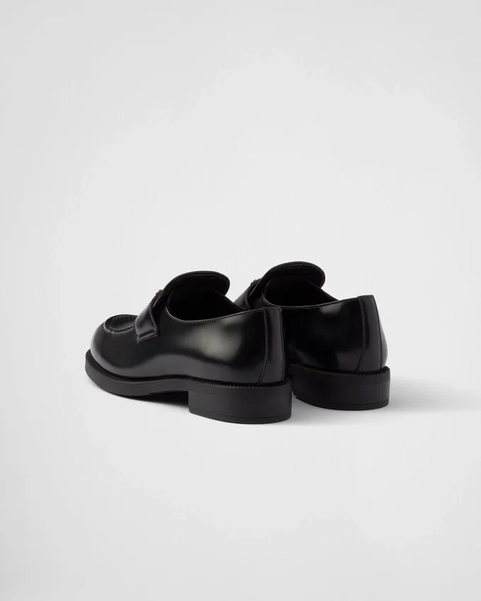 Mocasines de cuero cepillado Mocasines de cuero cepillado
