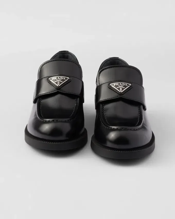 Mocasines de cuero cepillado Mocasines de cuero cepillado