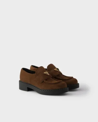 Mocasines de gamuza color Chocolate