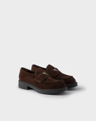 Mocasines de gamuza color Chocolate
