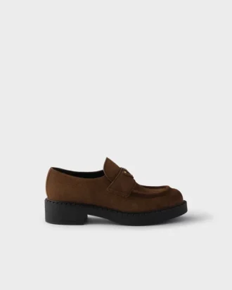Mocasines de gamuza color Chocolate