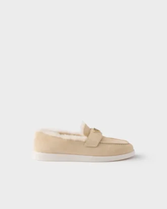 Mocasines de gamuza y piel de oveja Mocasines de gamuza y piel de oveja