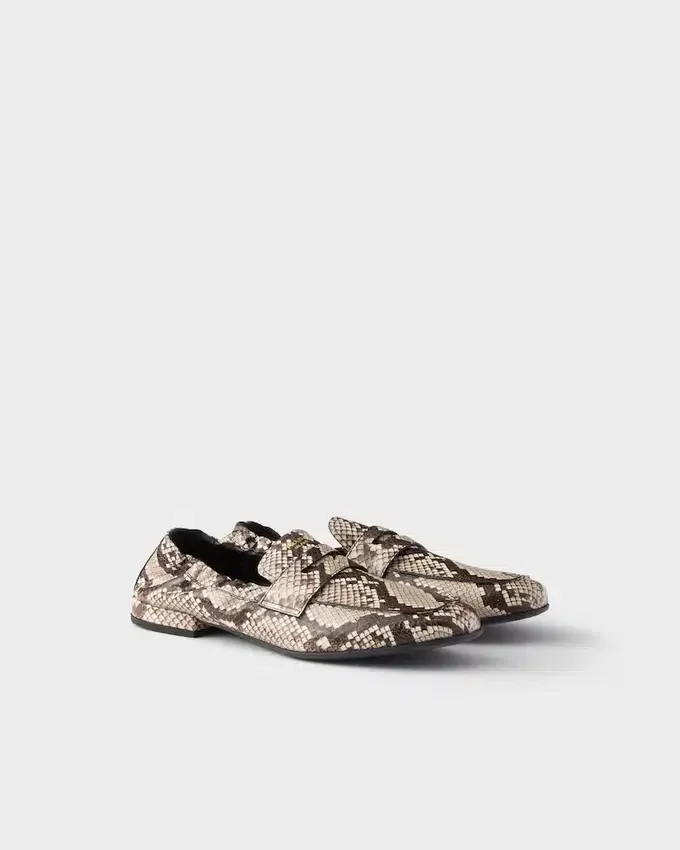 Mocasines de piel Ayers con estampado Shuffle Mocasines de piel Ayers con estampado Shuffle