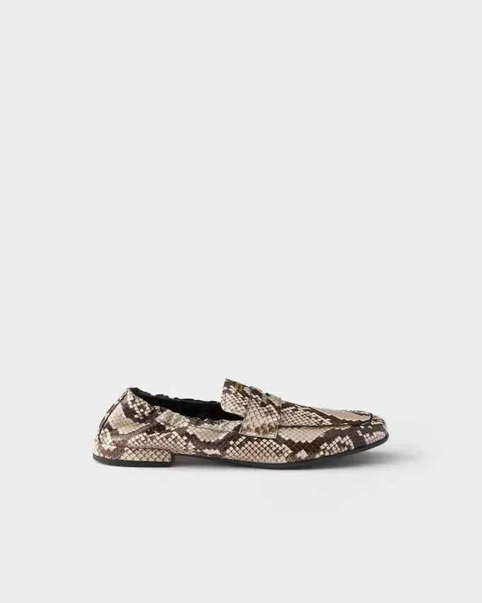 Mocasines de piel Ayers con estampado Shuffle Mocasines de piel Ayers con estampado Shuffle