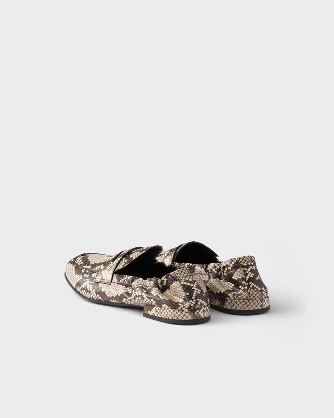 Mocasines de piel Ayers con estampado Shuffle Mocasines de piel Ayers con estampado Shuffle