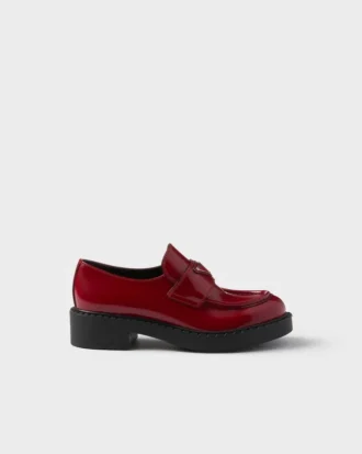 Mocasines de piel cepillada color Chocolate