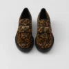 Mocasines de piel estampada color Chocolate Mocasines de piel estampada color Chocolate
