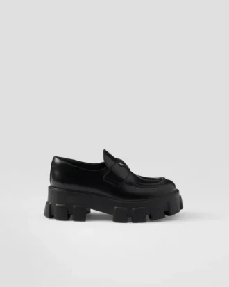 Mocasines Monolith de piel cepillada