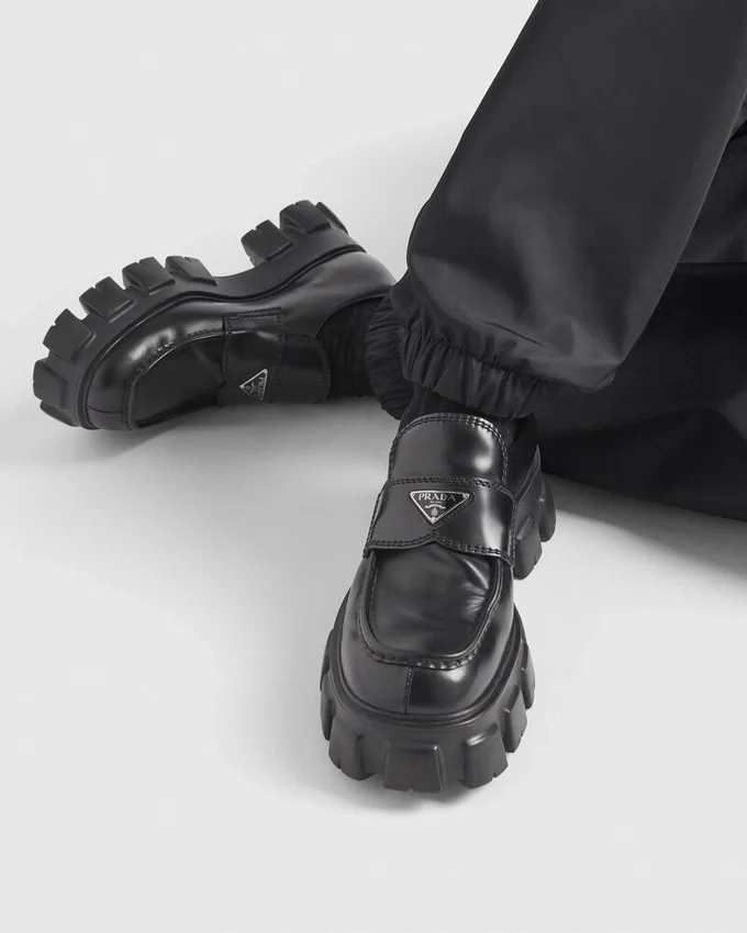 Mocasines Monolith de piel cepillada Mocasines Monolith de piel cepillada