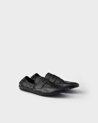 Mocasines Shuffle de piel envejecida