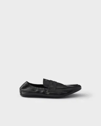 Mocasines Shuffle de piel envejecida