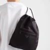 Mochila con cordón de Re-Nylon