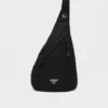 Mochila de Re-Nylon y cuero Mochila de Re-Nylon y cuero