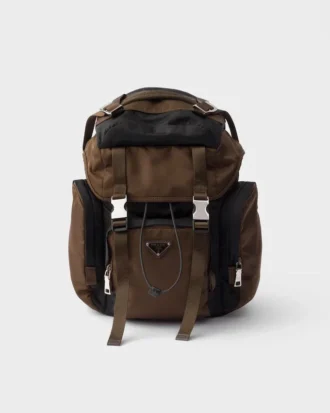 Mochila de Re-Nylon y cuero