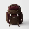 Mochila de Re-Nylon y cuero Mochila de Re-Nylon y cuero