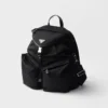 Mochila de Re-Nylon y cuero Mochila de Re-Nylon y cuero