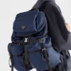 Mochila de Re-Nylon y cuero Mochila de Re-Nylon y cuero