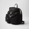 Mochila de Re-Nylon y cuero Mochila de Re-Nylon y cuero