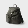 Mochila de Re-Nylon y cuero Mochila de Re-Nylon y cuero