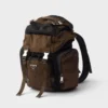 Mochila de Re-Nylon y cuero Mochila de Re-Nylon y cuero