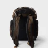 Mochila de Re-Nylon y cuero Mochila de Re-Nylon y cuero