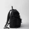 Mochila de Re-Nylon y cuero Mochila de Re-Nylon y cuero