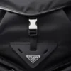 Mochila de Re-Nylon y cuero Mochila de Re-Nylon y cuero