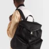Mochila de Re-Nylon y cuero Mochila de Re-Nylon y cuero