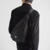 Mochila de Re-Nylon y cuero Mochila de Re-Nylon y cuero