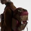 Mochila de Re-Nylon y cuero Mochila de Re-Nylon y cuero