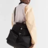 Mochila de Re-Nylon y cuero Mochila de Re-Nylon y cuero