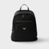 Mochila de Re-Nylon y piel Saffiano Mochila de Re-Nylon y piel Saffiano